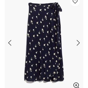 NWOT Madewell Midi Wrap Skirt